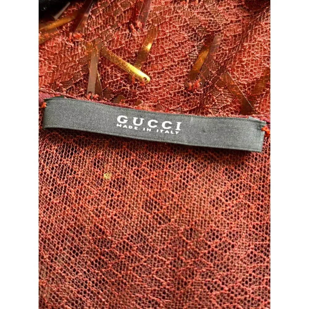 Gucci 2010 sequin lace dress Runway size US 2 - Picture 8 of 14
